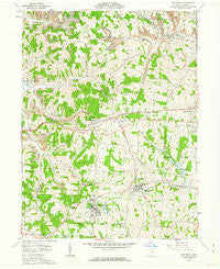 Bethesda Ohio Historical topographic map, 1:24000 scale, 7.5 X 7.5 Minute, Year 1961