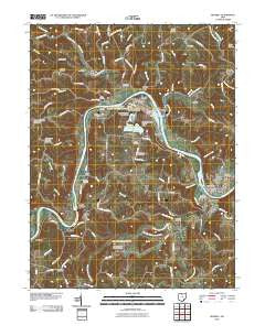 Beverly Ohio Historical topographic map, 1:24000 scale, 7.5 X 7.5 Minute, Year 2010