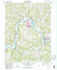 Beverly Ohio Historical topographic map, 1:24000 scale, 7.5 X 7.5 Minute, Year 1994