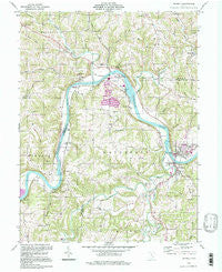 Beverly Ohio Historical topographic map, 1:24000 scale, 7.5 X 7.5 Minute, Year 1994