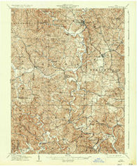 Bidwell Ohio Historical topographic map, 1:62500 scale, 15 X 15 Minute, Year 1908