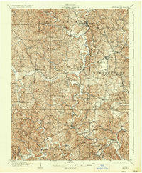Bidwell Ohio Historical topographic map, 1:62500 scale, 15 X 15 Minute, Year 1908