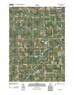 Blakeslee Ohio Historical topographic map, 1:24000 scale, 7.5 X 7.5 Minute, Year 2010