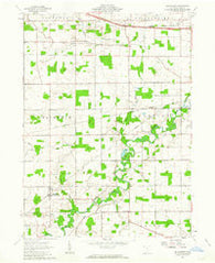 Blakeslee Ohio Historical topographic map, 1:24000 scale, 7.5 X 7.5 Minute, Year 1961