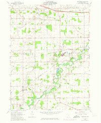 Blakeslee Ohio Historical topographic map, 1:24000 scale, 7.5 X 7.5 Minute, Year 1961