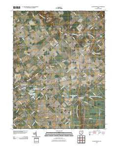 Blanchester Ohio Historical topographic map, 1:24000 scale, 7.5 X 7.5 Minute, Year 2010