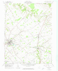 Blanchester Ohio Historical topographic map, 1:24000 scale, 7.5 X 7.5 Minute, Year 1961