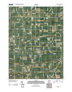 Bloomdale Ohio Historical topographic map, 1:24000 scale, 7.5 X 7.5 Minute, Year 2010