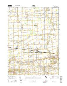 Bloomdale Ohio Current topographic map, 1:24000 scale, 7.5 X 7.5 Minute, Year 2016