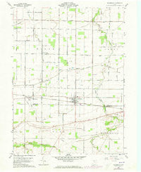 Bloomdale Ohio Historical topographic map, 1:24000 scale, 7.5 X 7.5 Minute, Year 1960