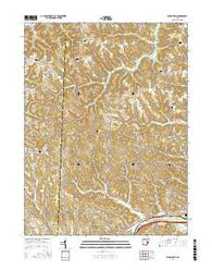 Bloomfield Ohio Current topographic map, 1:24000 scale, 7.5 X 7.5 Minute, Year 2016