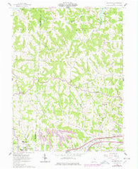 Bloomfield Ohio Historical topographic map, 1:24000 scale, 7.5 X 7.5 Minute, Year 1962