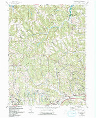 Bloomfield Ohio Historical topographic map, 1:24000 scale, 7.5 X 7.5 Minute, Year 1993
