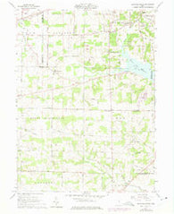 Blooming Grove Ohio Historical topographic map, 1:24000 scale, 7.5 X 7.5 Minute, Year 1961