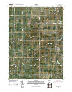 Bloomville Ohio Historical topographic map, 1:24000 scale, 7.5 X 7.5 Minute, Year 2010