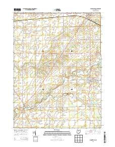 Bloomville Ohio Historical topographic map, 1:24000 scale, 7.5 X 7.5 Minute, Year 2013