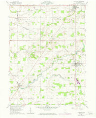 Bloomville Ohio Historical topographic map, 1:24000 scale, 7.5 X 7.5 Minute, Year 1960