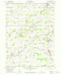 Bloomville Ohio Historical topographic map, 1:24000 scale, 7.5 X 7.5 Minute, Year 1960