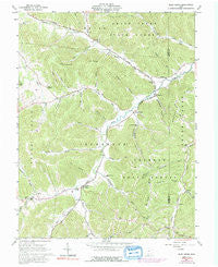 Blue Creek Ohio Historical topographic map, 1:24000 scale, 7.5 X 7.5 Minute, Year 1961