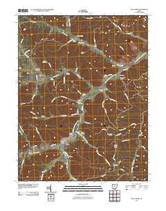 Blue Creek Ohio Historical topographic map, 1:24000 scale, 7.5 X 7.5 Minute, Year 2010
