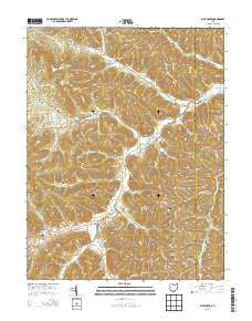 Blue Creek Ohio Historical topographic map, 1:24000 scale, 7.5 X 7.5 Minute, Year 2013