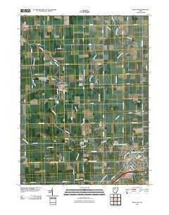 Bluffton Ohio Historical topographic map, 1:24000 scale, 7.5 X 7.5 Minute, Year 2010