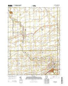 Bluffton Ohio Historical topographic map, 1:24000 scale, 7.5 X 7.5 Minute, Year 2013