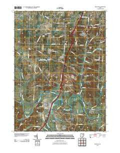 Bolivar Ohio Historical topographic map, 1:24000 scale, 7.5 X 7.5 Minute, Year 2010