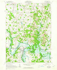 Bolivar Ohio Historical topographic map, 1:24000 scale, 7.5 X 7.5 Minute, Year 1961