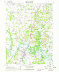 Bolivar Ohio Historical topographic map, 1:24000 scale, 7.5 X 7.5 Minute, Year 1961