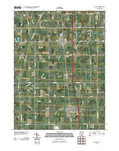 Botkins Ohio Historical topographic map, 1:24000 scale, 7.5 X 7.5 Minute, Year 2010