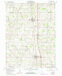 Botkins Ohio Historical topographic map, 1:24000 scale, 7.5 X 7.5 Minute, Year 1961