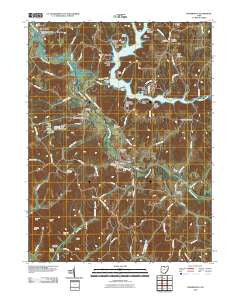 Bowerston Ohio Historical topographic map, 1:24000 scale, 7.5 X 7.5 Minute, Year 2010