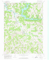 Bowerston Ohio Historical topographic map, 1:24000 scale, 7.5 X 7.5 Minute, Year 1961