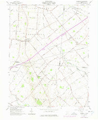 Bowersville Ohio Historical topographic map, 1:24000 scale, 7.5 X 7.5 Minute, Year 1961