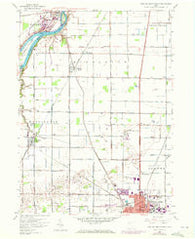 Bowling Green North Ohio Historical topographic map, 1:24000 scale, 7.5 X 7.5 Minute, Year 1958