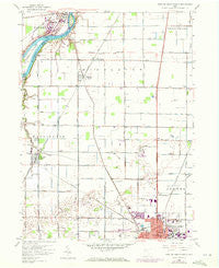 Bowling Green North Ohio Historical topographic map, 1:24000 scale, 7.5 X 7.5 Minute, Year 1958