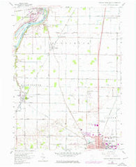 Bowling Green North Ohio Historical topographic map, 1:24000 scale, 7.5 X 7.5 Minute, Year 1958