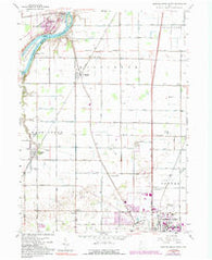 Bowling Green North Ohio Historical topographic map, 1:24000 scale, 7.5 X 7.5 Minute, Year 1958