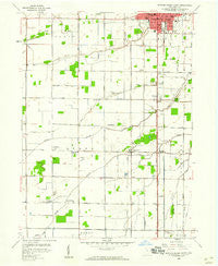 Bowling Green South Ohio Historical topographic map, 1:24000 scale, 7.5 X 7.5 Minute, Year 1958
