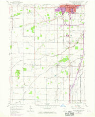 Bowling Green South Ohio Historical topographic map, 1:24000 scale, 7.5 X 7.5 Minute, Year 1958