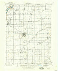 Bowling Green Ohio Historical topographic map, 1:62500 scale, 15 X 15 Minute, Year 1901