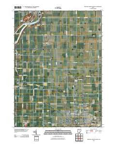 Bowling Green North Ohio Historical topographic map, 1:24000 scale, 7.5 X 7.5 Minute, Year 2010