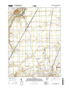 Bowling Green North Ohio Current topographic map, 1:24000 scale, 7.5 X 7.5 Minute, Year 2016