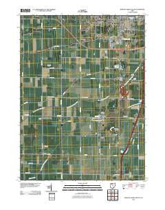 Bowling Green South Ohio Historical topographic map, 1:24000 scale, 7.5 X 7.5 Minute, Year 2010
