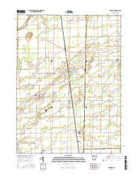 Bradner Ohio Current topographic map, 1:24000 scale, 7.5 X 7.5 Minute, Year 2016