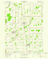 Bradner Ohio Historical topographic map, 1:24000 scale, 7.5 X 7.5 Minute, Year 1958