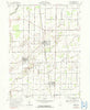Bradner Ohio Historical topographic map, 1:24000 scale, 7.5 X 7.5 Minute, Year 1969