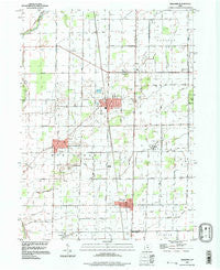 Bradner Ohio Historical topographic map, 1:24000 scale, 7.5 X 7.5 Minute, Year 1994