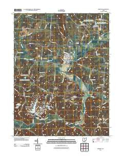 Bremen Ohio Historical topographic map, 1:24000 scale, 7.5 X 7.5 Minute, Year 2011